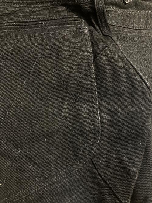 WEST RIDE（ウエストライド）WEST RIDE (ウエストライド) キルティングパッドデニム ブラック サイズ:W33の古着・服飾アイテム