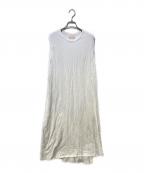 MEYAMEメヤメ）の古着「DOUBLE SLEEVELESS DRESS」｜ホワイト