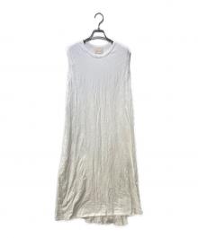 MEYAME（メヤメ）の古着「DOUBLE SLEEVELESS DRESS」｜ホワイト