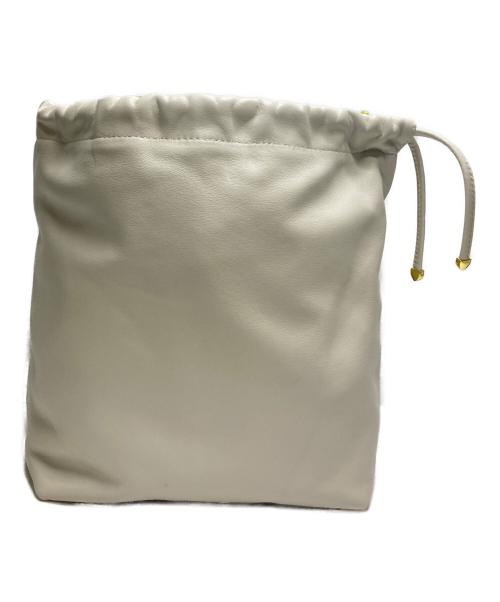 CELERI（セルリ）CELERI (セルリ) Medium Pouch クラッチ ホワイトの古着・服飾アイテム