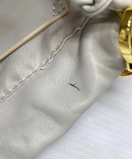 CELERI（セルリ）CELERI (セルリ) Medium Pouch クラッチ ホワイトの古着・服飾アイテム