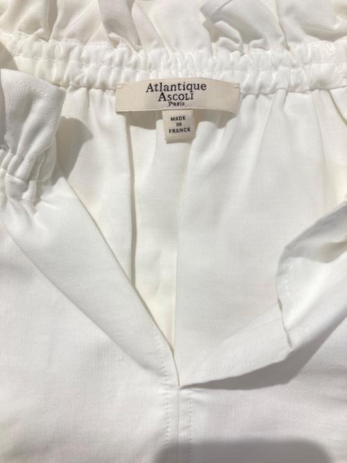ATLANTIQUE ASCOLI（アトランティックアスコリ）ATLANTIQUE ASCOLI (アトランティックアスコリ) ワンピース ホワイトの古着・服飾アイテム