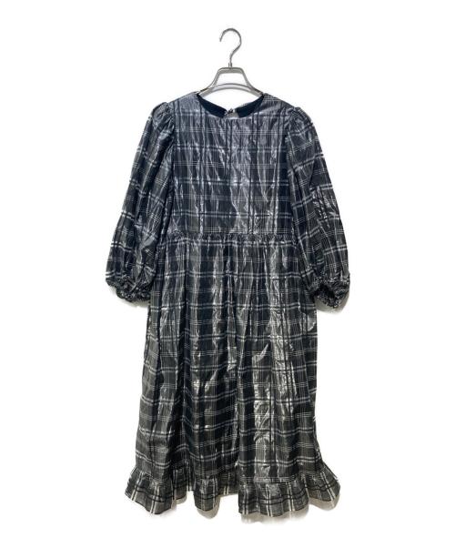 rosy monster（ロージーモンスター）rosy monster (ロージーモンスター) チェックワンピ―ス ブラック サイズ:Sの古着・服飾アイテム