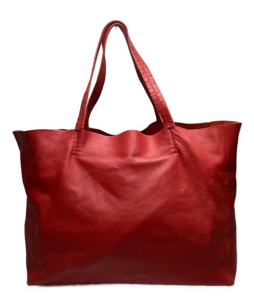 CELINE（セリーヌ）CELINE (セリーヌ) ホリゾンタル カバトートバッグ レッドの古着・服飾アイテム