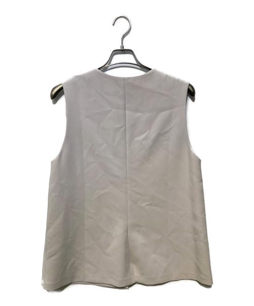 PLST（プラステ）PLST (プラステ) フロントタックベストパンツセットアップ ベージュ サイズ:Mの古着・服飾アイテム