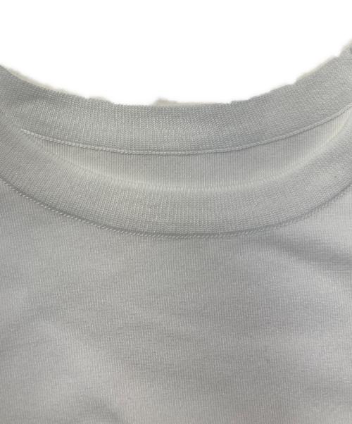 SOEJU（ソージュ）SOEJU (ソージュ) 5部袖ニットソー ホワイト サイズ:記載なしの古着・服飾アイテム