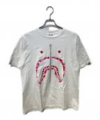 A BATHING APEアベイシングエイプ）の古着「プリントTシャツ」｜ホワイト