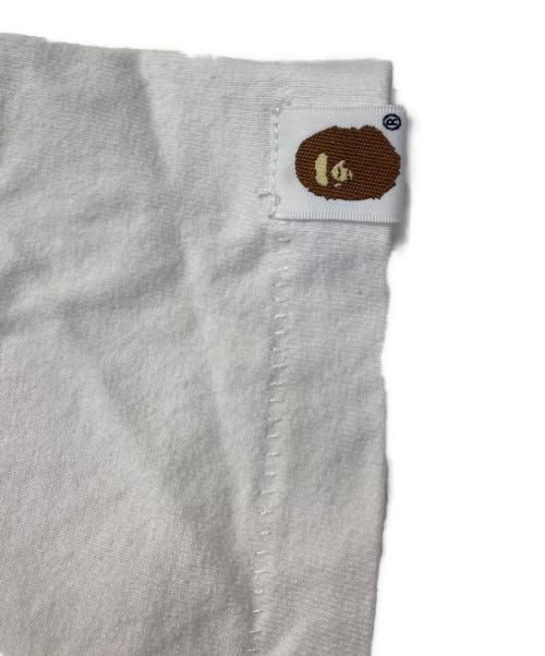 A BATHING APE（アベイシングエイプ）A BATHING APE (アベイシングエイプ) プリントTシャツ ホワイト サイズ:Lの古着・服飾アイテム