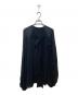 Saint Laurent Paris (サンローランパリ) Sheer Drape RibbonBlouse ブラック サイズ:34：23000円