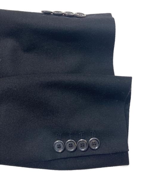 HUGO BOSS（ヒューゴ ボス）HUGO BOSS (ヒューゴ ボス) カシミア混2Bピークドラペルジャケット&セミフレアタックパンツ ブラック サイズ:USA10の古着・服飾アイテム