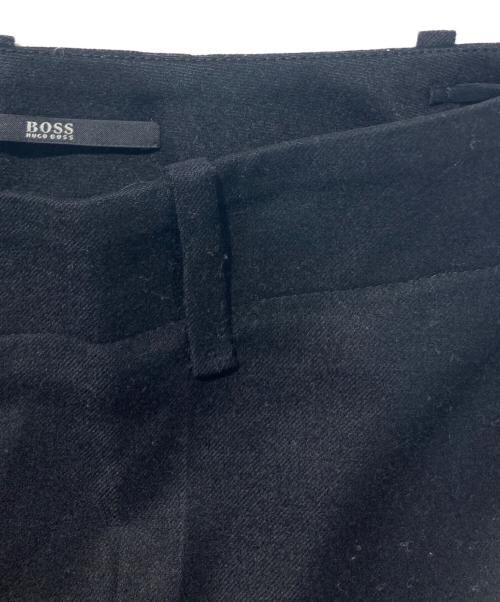 HUGO BOSS（ヒューゴ ボス）HUGO BOSS (ヒューゴ ボス) カシミア混2Bピークドラペルジャケット&セミフレアタックパンツ ブラック サイズ:USA10の古着・服飾アイテム