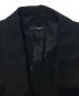 中古・古着 HUGO BOSS (ヒューゴ ボス) カシミア混2Bピークドラペルジャケット&セミフレアタックパンツ ブラック サイズ:USA10：5000円
