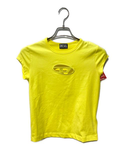DIESEL（ディーゼル）DIESEL (ディーゼル) ロゴＴシャツ イエロー サイズ:Mの古着・服飾アイテム