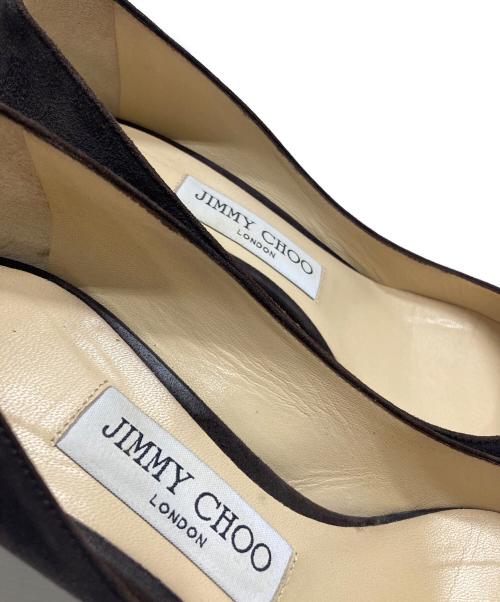 JIMMY CHOO（ジミーチュウ）JIMMY CHOO (ジミーチュウ) パンプス ブラウン サイズ:	35 1/2の古着・服飾アイテム