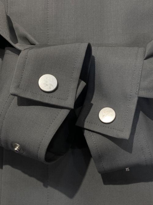 UNITED TOKYO（ユナイテッドトーキョー）UNITED TOKYO (ユナイテッドトーキョー) 比翼ジャケット グレー サイズ:2の古着・服飾アイテム