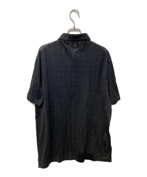 HERMES（エルメス）HERMES (エルメス) ポロシャツ ブラック サイズ:XXLの古着・服飾アイテム