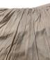 中古・古着 Her lip to (ハーリップトゥ) Sheer Pleated Tiered Skirt ベージュ サイズ:S：4000円