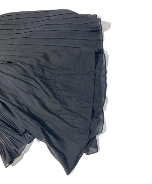 HER LIP TO（ハーリップトゥ）Her lip to (ハーリップトゥ) Sheer Pleated Tiered Skirt ブラック サイズ:Sの古着・服飾アイテム