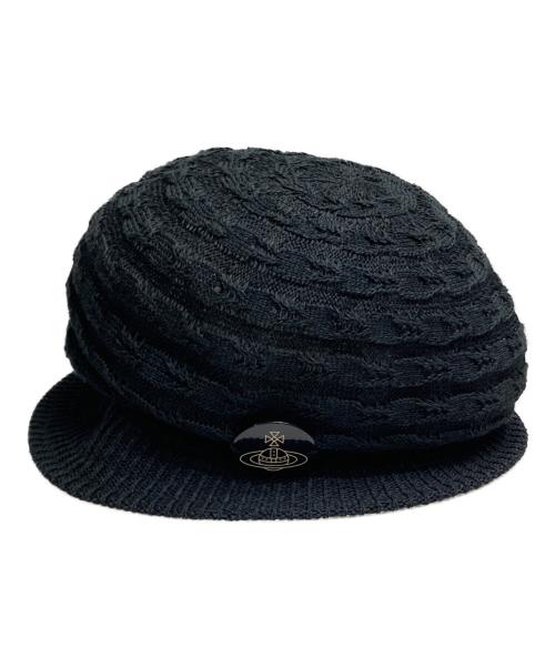 Vivienne Westwood（ヴィヴィアンウエストウッド）Vivienne Westwood (ヴィヴィアンウエストウッド) 帽子 ブラック サイズ:SMサイズの古着・服飾アイテム