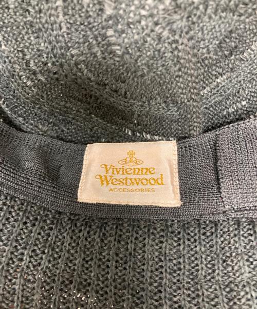 Vivienne Westwood（ヴィヴィアンウエストウッド）Vivienne Westwood (ヴィヴィアンウエストウッド) 帽子 ブラック サイズ:SMサイズの古着・服飾アイテム