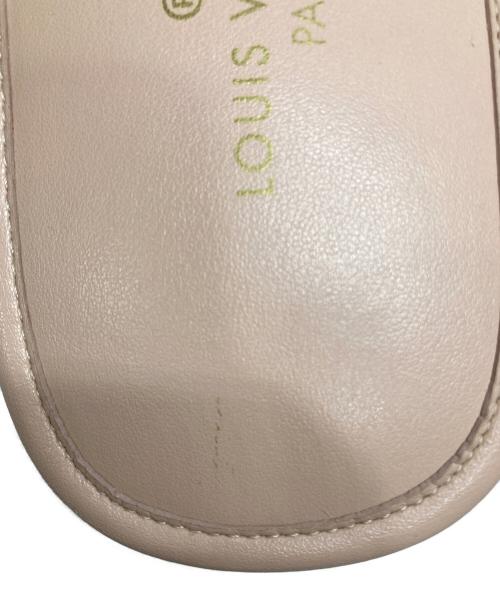 LOUIS VUITTON（ルイ ヴィトン）LOUIS VUITTON (ルイ ヴィトン) LV スイートライン ミンク スリッパ サイズ:37-38(23.5cm-24cm)の古着・服飾アイテム