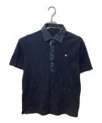 BURBERRY BLACK LABELバーバリーブラックレーベル）の古着「ポロシャツ」｜ブラック