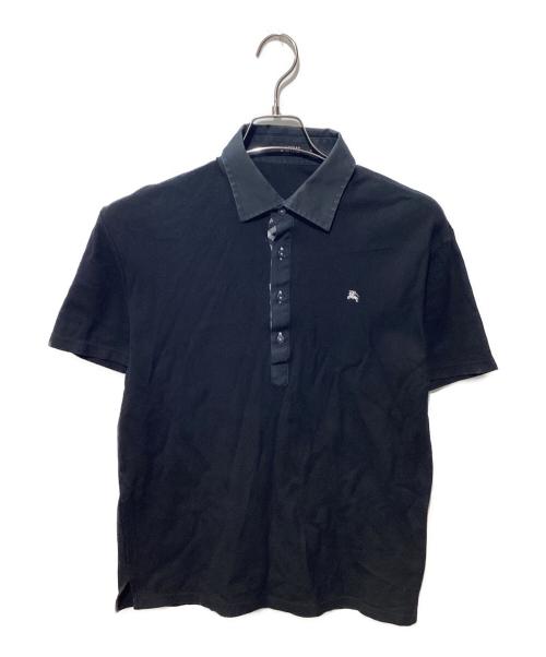 BURBERRY BLACK LABEL（バーバリーブラックレーベル）BURBERRY BLACK LABEL (バーバリーブラックレーベル) ポロシャツ ブラック サイズ:SIZE 3の古着・服飾アイテム