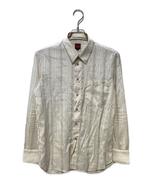 Jean Paul GAULTIER（ジャンポールゴルチェ）Jean Paul GAULTIER (ジャンポールゴルチェ) ストライプシャツ アイボリー サイズ:48の古着・服飾アイテム