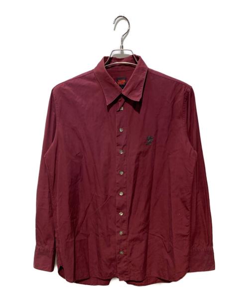 Jean Paul GAULTIER（ジャンポールゴルチェ）Jean Paul GAULTIER (ジャンポールゴルチェ) ドラゴンシャツ レッド サイズ:50の古着・服飾アイテム