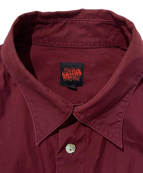 Jean Paul GAULTIER（ジャンポールゴルチェ）Jean Paul GAULTIER (ジャンポールゴルチェ) ドラゴンシャツ レッド サイズ:50の古着・服飾アイテム