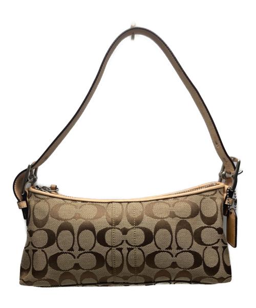 COACH（コーチ）COACH (コーチ) アクセサリーポーチ ベージュの古着・服飾アイテム