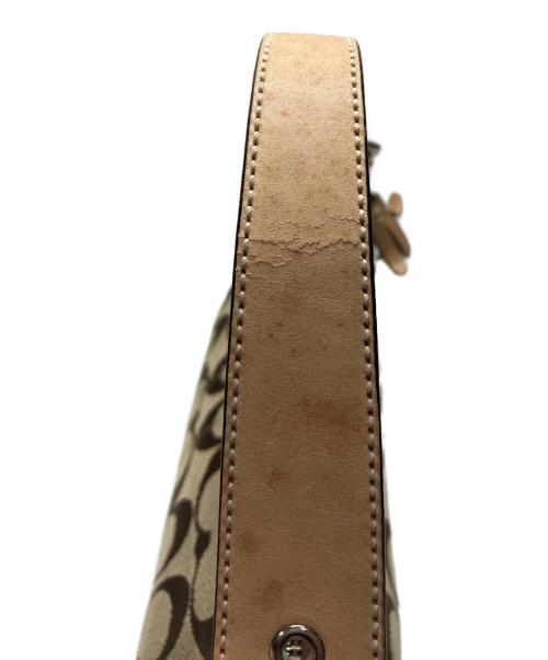 COACH（コーチ）COACH (コーチ) アクセサリーポーチ ベージュの古着・服飾アイテム