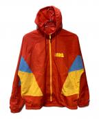 adidasアディダス）の古着「ウインドランナージャケット」｜レッド