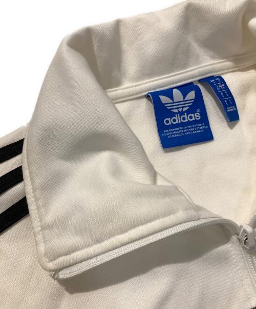 adidas（アディダス）adidas (アディダス) トラックジャケットレアルマドリード ホワイト サイズ:Mの古着・服飾アイテム