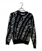 Calvin Klein Jeansカルバンクラインジーンズ）の古着「ロゴニット」｜ブラック