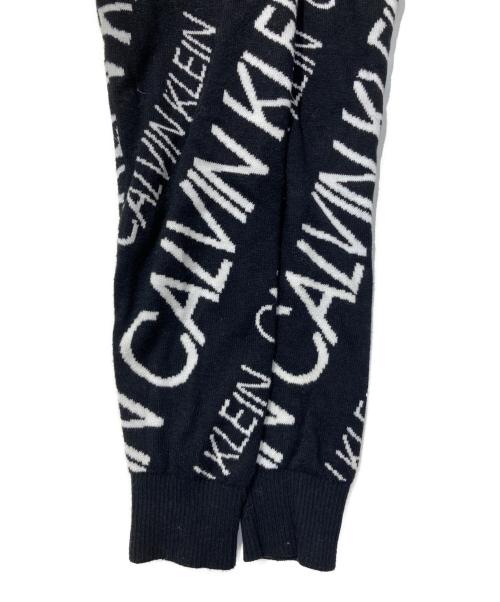Calvin Klein Jeans（カルバンクラインジーンズ）Calvin Klein Jeans (カルバンクラインジーンズ) ロゴニット ブラック サイズ:Mの古着・服飾アイテム