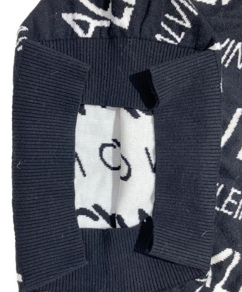 Calvin Klein Jeans（カルバンクラインジーンズ）Calvin Klein Jeans (カルバンクラインジーンズ) ロゴニット ブラック サイズ:Mの古着・服飾アイテム
