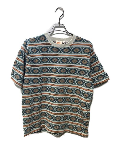have a good day（ハブ ア グッド デイ）have a good day (ハブ ア グッド デイ) JACQUARD T-SHIRT グリーン サイズ:2の古着・服飾アイテム