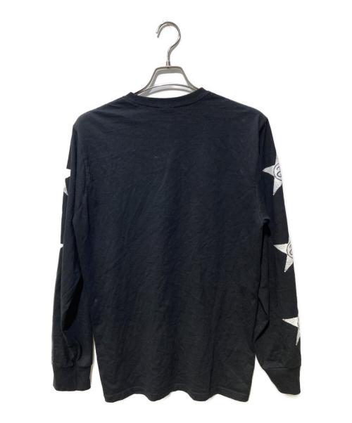 stussy（ステューシー）stussy (ステューシー) プリントロゴカットソー ブラック サイズ:Mの古着・服飾アイテム