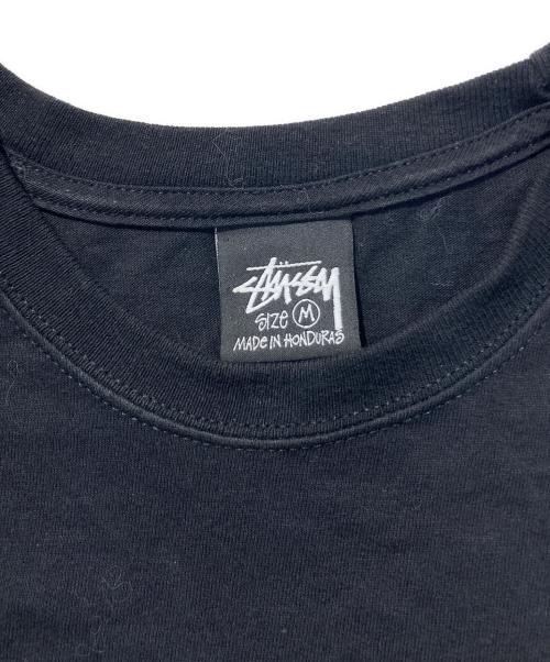 stussy（ステューシー）stussy (ステューシー) プリントロゴカットソー ブラック サイズ:Mの古着・服飾アイテム