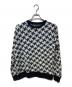 stussy（ステューシー）の古着「クルーネックニット」｜ホワイト×ブラック