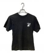 stussyステューシー）の古着「GUITAR MANプリントTシャツ」｜ブラック