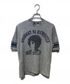 Hysteric Glamourヒステリックグラマー）の古着「半袖ニットTシャツ」｜グレー