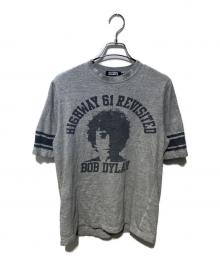 Hysteric Glamour（ヒステリックグラマー）の古着「半袖ニットTシャツ」｜グレー