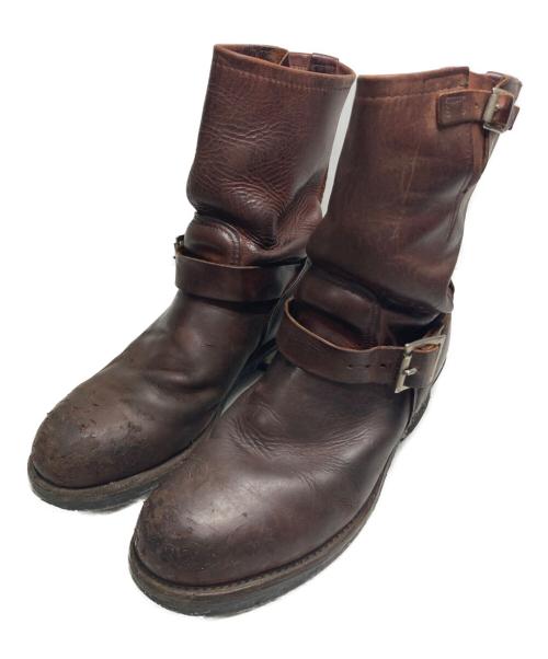 RED WING（レッドウィング）RED WING (レッドウィング) エンジニアブーツ ブラウン サイズ:8の古着・服飾アイテム