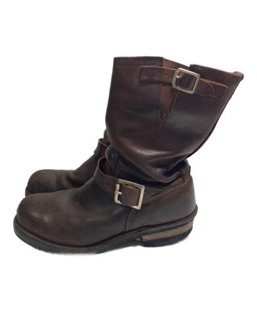RED WING（レッドウィング）RED WING (レッドウィング) エンジニアブーツ ブラウン サイズ:8の古着・服飾アイテム