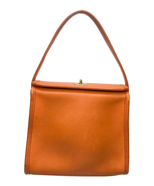 COACH（コーチ）COACH (コーチ) ターンロックワンショルダーバッグ オレンジの古着・服飾アイテム