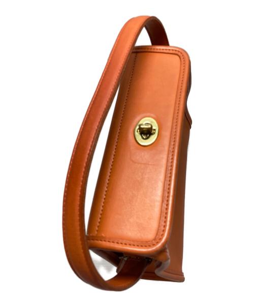 COACH（コーチ）COACH (コーチ) ターンロックワンショルダーバッグ オレンジの古着・服飾アイテム