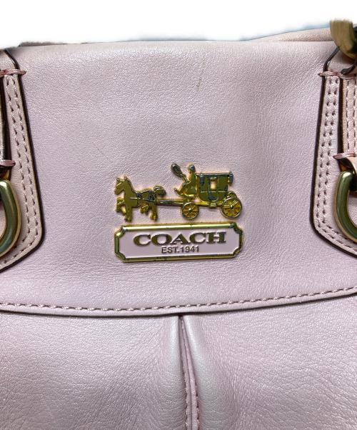 COACH（コーチ）COACH (コーチ) マディソン2WAYショルダーバッグ ピンクの古着・服飾アイテム