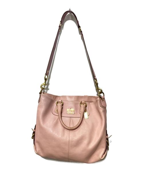 COACH（コーチ）COACH (コーチ) マディソン2WAYショルダーバッグ ピンクの古着・服飾アイテム